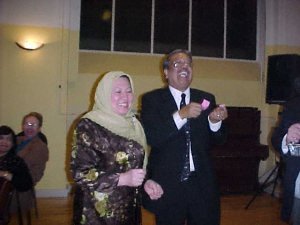 The Malaysian Ambassador and his wife
